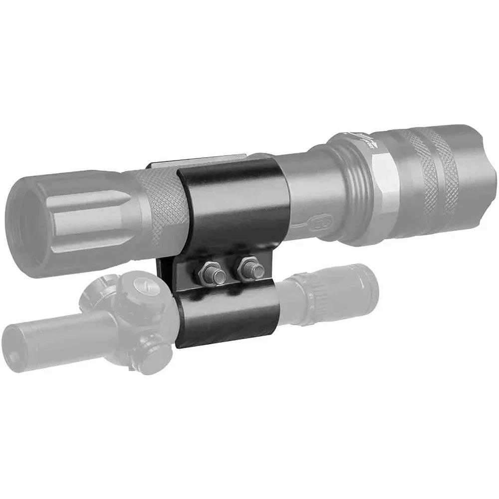Pince de guidage pour montage de lunette de visée - Fixation sur canon pour accessoires de chasse à vision nocturne IR, lampe de poche et laser