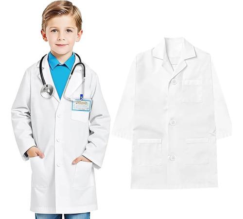 Children s Doctor Costume, Doctor Lab Cosplay Costume With White coat - 110cm