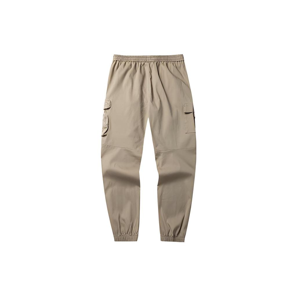 Anta Multi-Pocket Woven Joggers Men Bottoms Khaki 152218501-1