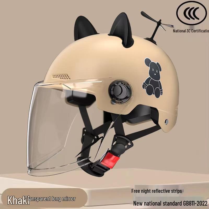 Casco Eléctrico Unisex para Bicicleta y Patinete Certificado 3C, Seguro y Ajustable, Protección Solar, Uso en Todas las Estaciones