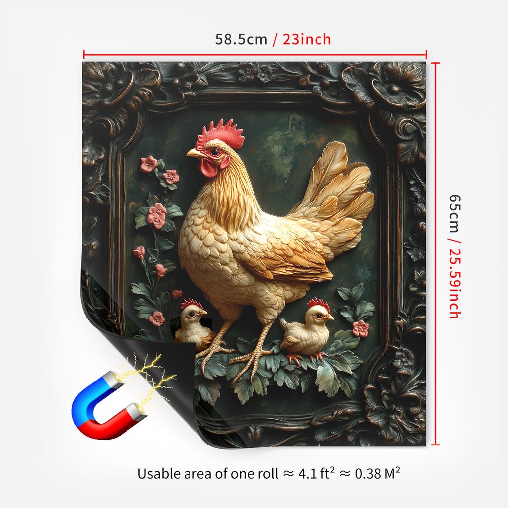 65X58.5Cm Household Dishwasher Magnetic Sticker Kitchen Home Refrigerator Magnetic Sticker