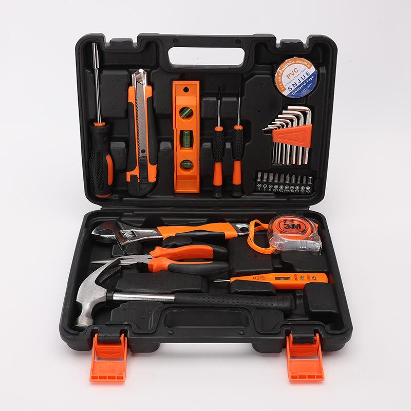 Set Cassetta degli Attrezzi Hardware Set di Attrezzi Manuali Combinati per la Casa Chiave Inglese Cacciavite Riparazione Auto