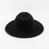Unisex European & American Retro Wool Felt Jazz Hat with Wide Brim