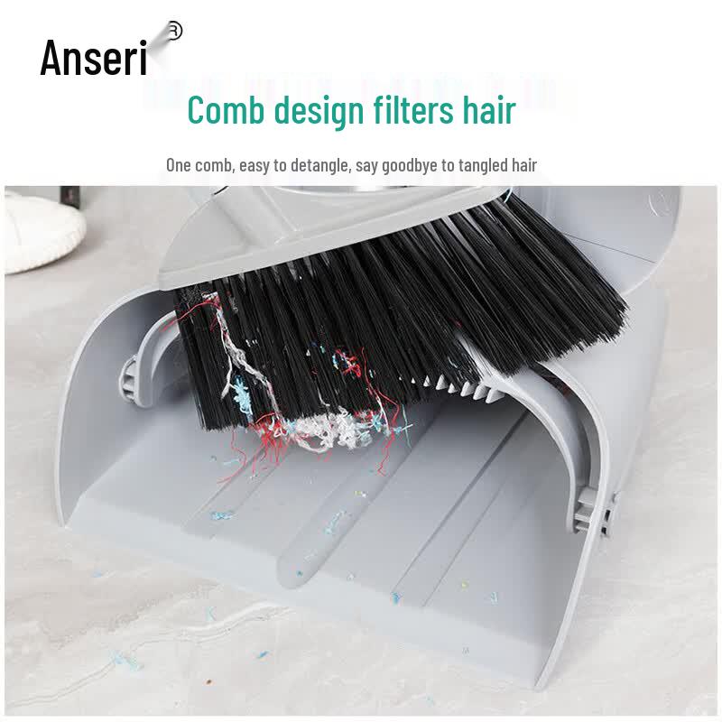 Upright Dustpan with Long Handle