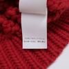 Brunello Cucinelli Red Cropped Cotton Knit Tops S RedUsed