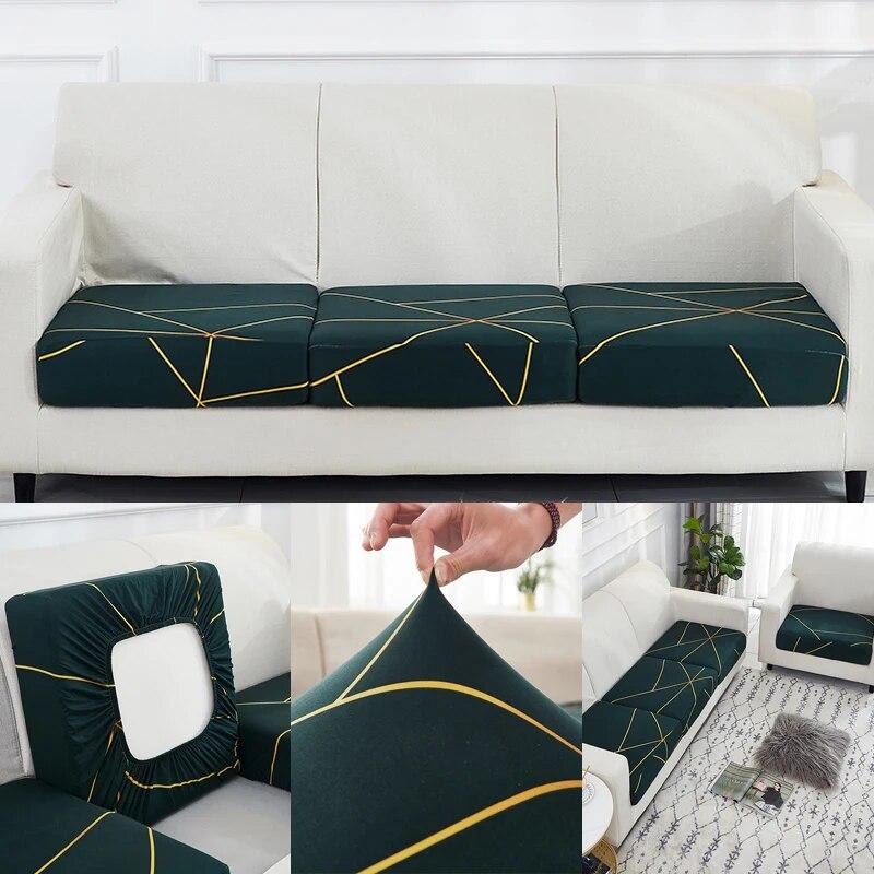 String Printed Sofa Seat Cover Sofa Slipcovers  Soft Stretch Elastic Funiture Protector For Pets
