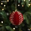 Nordic Luxury Snowflake Christmas Ornaments - Exclusive Flocked Decorations