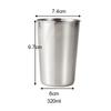 Stainless Steel Cup 30/70/180/320ml Beer Cola Milkshake Cup For Outdoor Practical Travel Bar Coffee Shop Polished Interior
