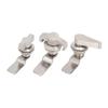 Cabinet Front Compression Fastener with Steel Body and Rotating Handle for Equipment Housing and Control Housing Use
