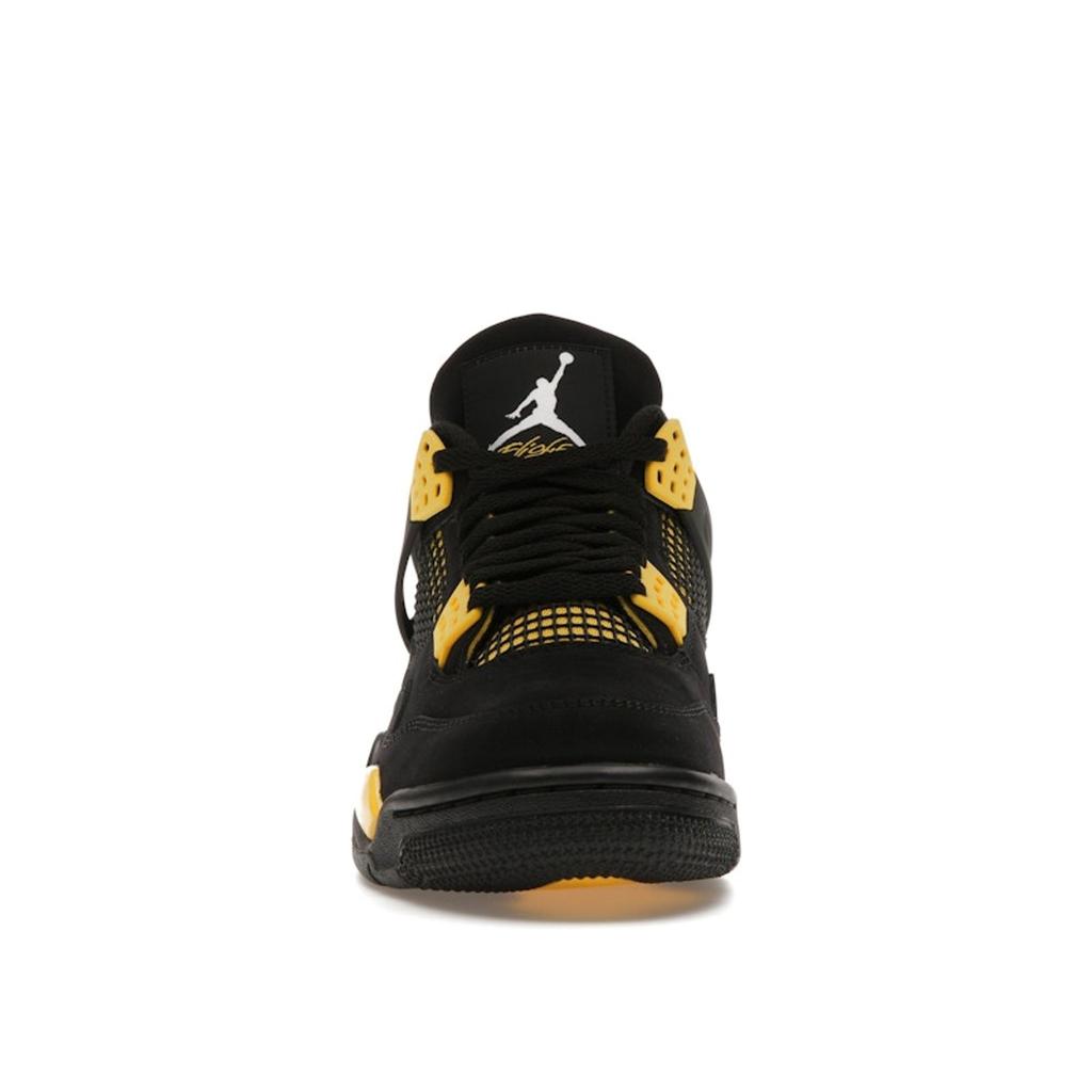 Air Jordan 4 Retro Thunder 2023 Unisex Sneakers Black Tour-Yellow DH6927-017