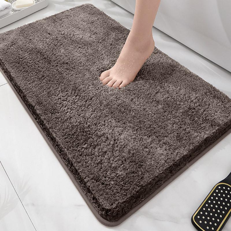 Toilet Absorbent Floor Mat Bathroom Toilet U-Shaped Mat Toilet Entrance Door Non-Slip Foot Pad Toilet Carpet