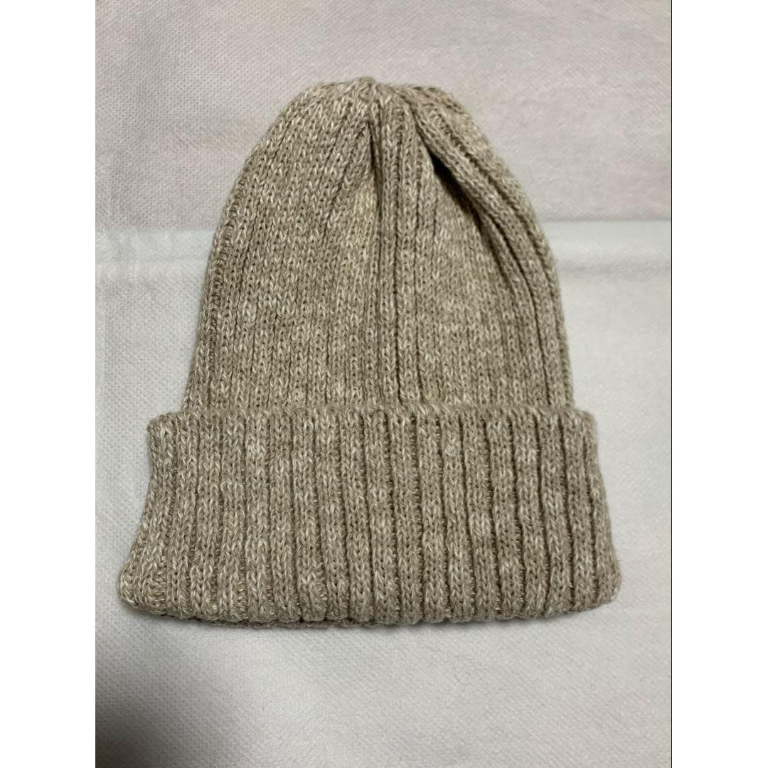 Used BEAMS+ beige knit hat