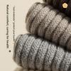 Cotton Pile Sock Set for Women in Winter, White, Warm, Double-needle Leg Coverings, Grey, Spring-autumn Knitted Stockings