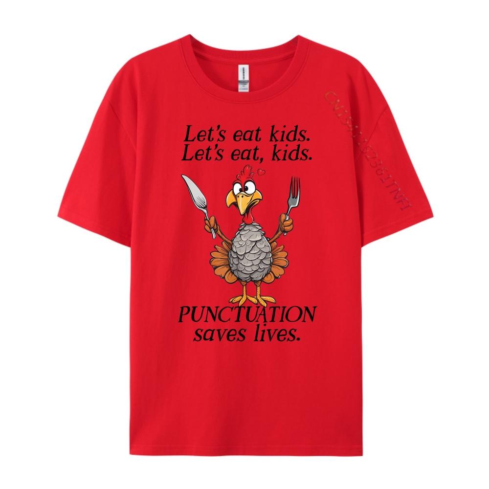 Turkey Lets Eat Teacher Girls Thanksgiving Green And White Graphic T Shirt Luxury Designer Leisure T-shirt S