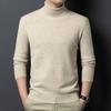 YILITENG Men's High-Neck Wool-Cashmere Pullover Sweater
