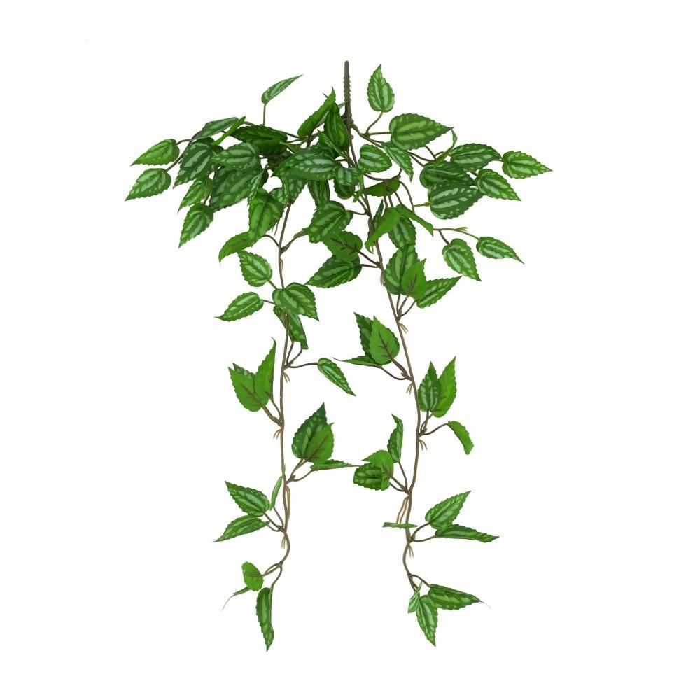 

Green Wall Hanging Plant With 3d Printed Leaves For Home Decor And Photography Style N