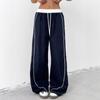 Spring and summer sports style women's clothing fashion loose casual niche hanging wide leg pants