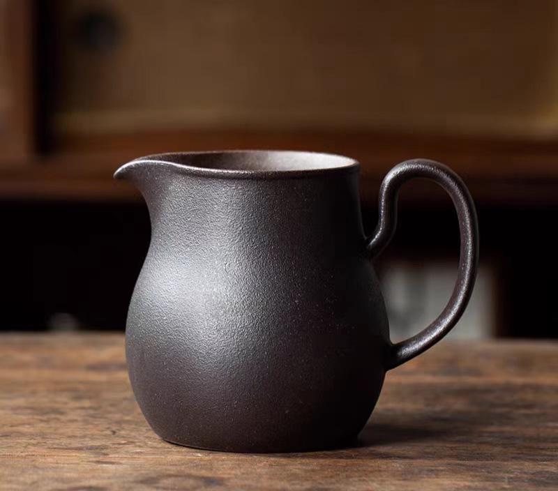 Fırın Değişimi Seramik Filtre Fincanlı Retro Seramik Pour Over Kahve Demleme Seti