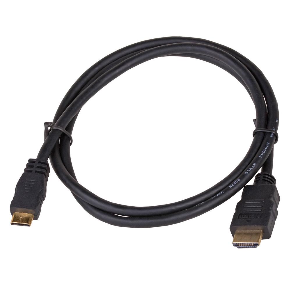 Kabel HDMI mini HDMI 1.4 Akyga AK-HD-10M UHD 4K 1080P Przewód do telewizora 1m