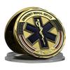 Emergency Medical Service Commemorative Coin, Personnel Medal, Gold Plated Badge, Creative Coin Commemorative Collection Gift, Iron Art