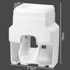 Toothpaste Toothbrush Dispenser Wallmounted Holder Effortless Bathroom Organizer