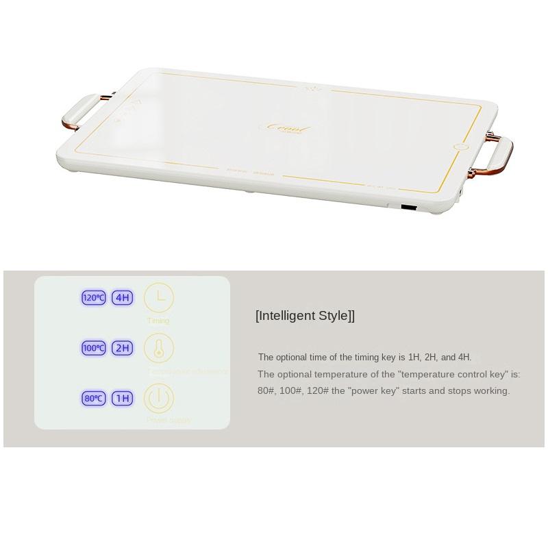 220V Multifunctional Household Heat Preservation Board Food Table Constant Temperature Hot Plate Dish Warmer Board
