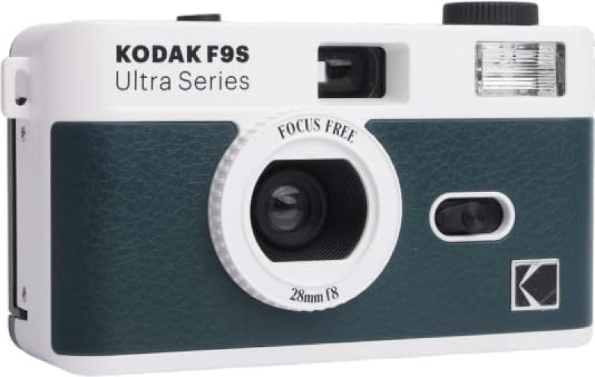 Kodak Ultra F9S Green Film Camera Compact 35mm Film Retro Analog Manual Operation - Camera, Design, Camera,
