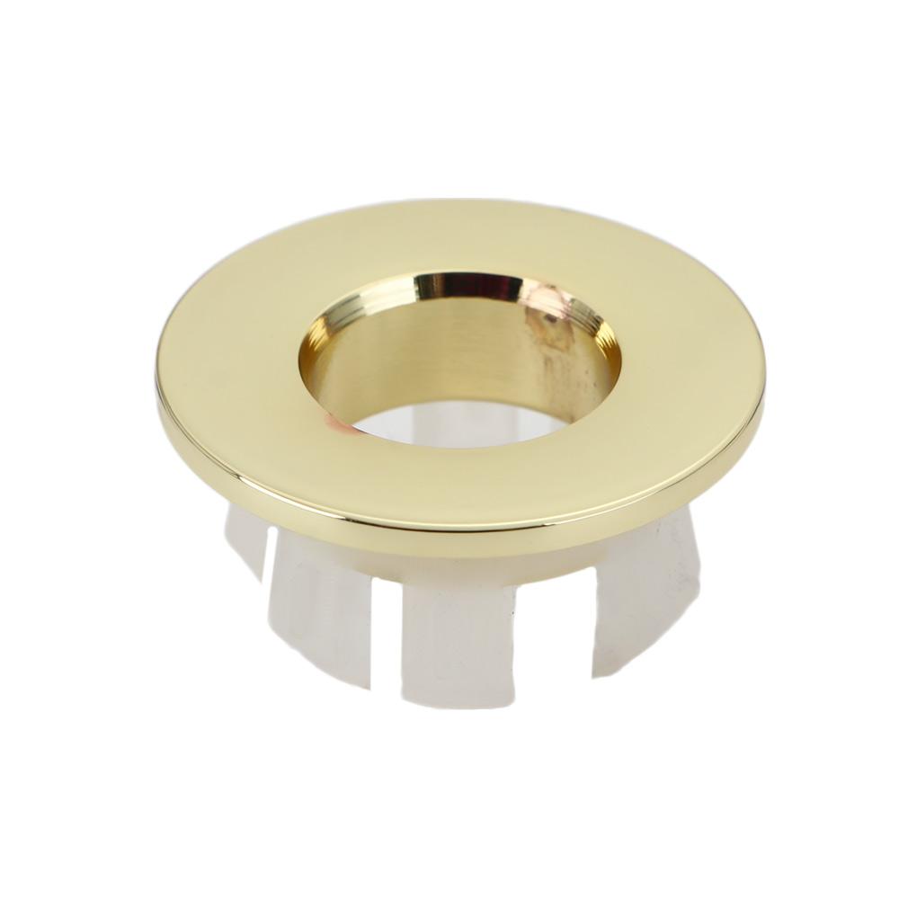 Bathroom Basin Faucet Sink Overflow Cover Brass Six-foot Ring Insert Replacement