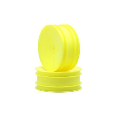 Yokomo H12 Vorderrad (Gelb) für YZ2/B-MAX2 (Sechskant-Nabe) B2-821HYA