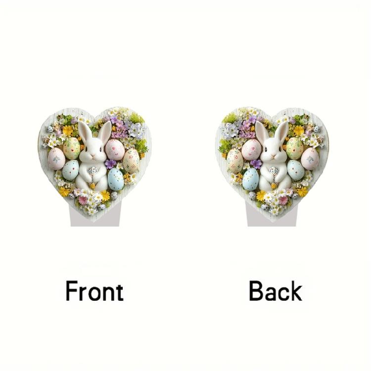 Bunnies Figurines Easters Decoration Table Centerpieces Acrylic Easters Eggs Rabbit Statue Rabbit Sculpture Home Decors