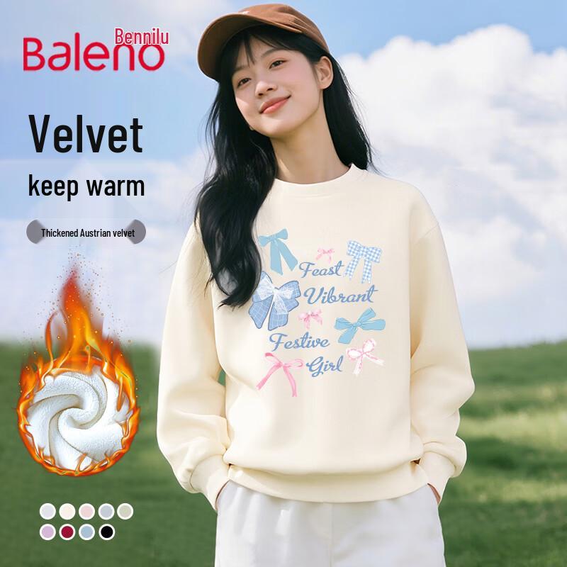 Baleno Damen Freizeit Rundhals Langarm Sweatshirt