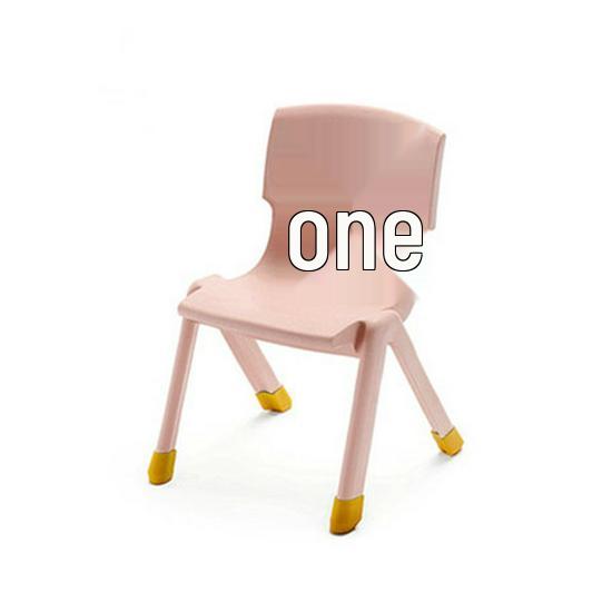 Child's Anti-Slip Backrest Dining Chair - Thickened Household Plastic for Toddlers & Kindergarten