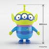 Aoshima Bunka Kyozaisha Rakupla Tokotoko Toy Story Alien Rocket Plastikmodell Nr. DP-05 Farbcodiert