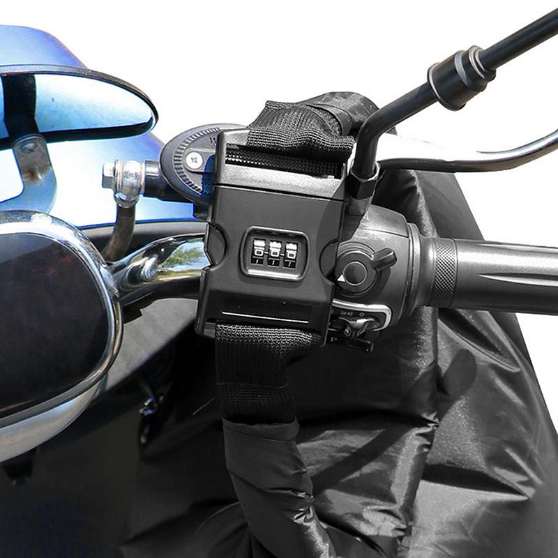 Portable Travel Motorcycle Waterproof Equipments Bag Motorbike Helmet Bag Combination Lock Anti-Theft Luggage Storage Bag