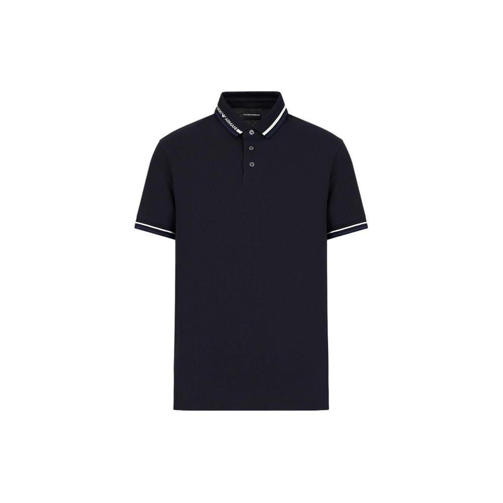Emporio Armani Logo Placed Jersey Polo Shirt 3D1FM4-1JCYZ-09R7