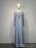2026 Elegant Middle Eastern Rhinestone Round Neck Dress - Handmade Muslim Fashion Gift