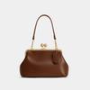 Hot sale European beautiful women bag light luxury retro fashion clip bag versatile shoulder bag metal frame handbag women