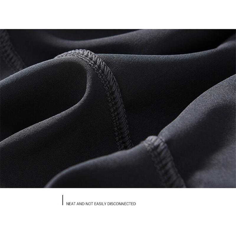 Summer New Business Ice Silk Pants Straight Elastic Waist Black Gray Trousers Breathable Simple Quick Drying Casual Suit Pants