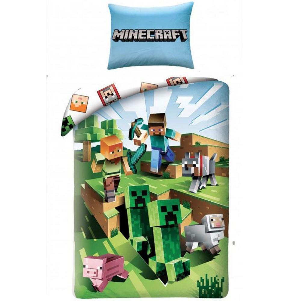 Minecraft Battle Duvet Cover Set