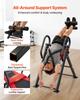 VEVOR Inversion Table, 136 Kg Capacity Heavy Duty Back Inverter Stretcher, Inverted Table with Stable Structure, Dual-Roller Locking