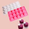 Cylindrical Cake Silicone Mold for Baking and Chocolate Desserts