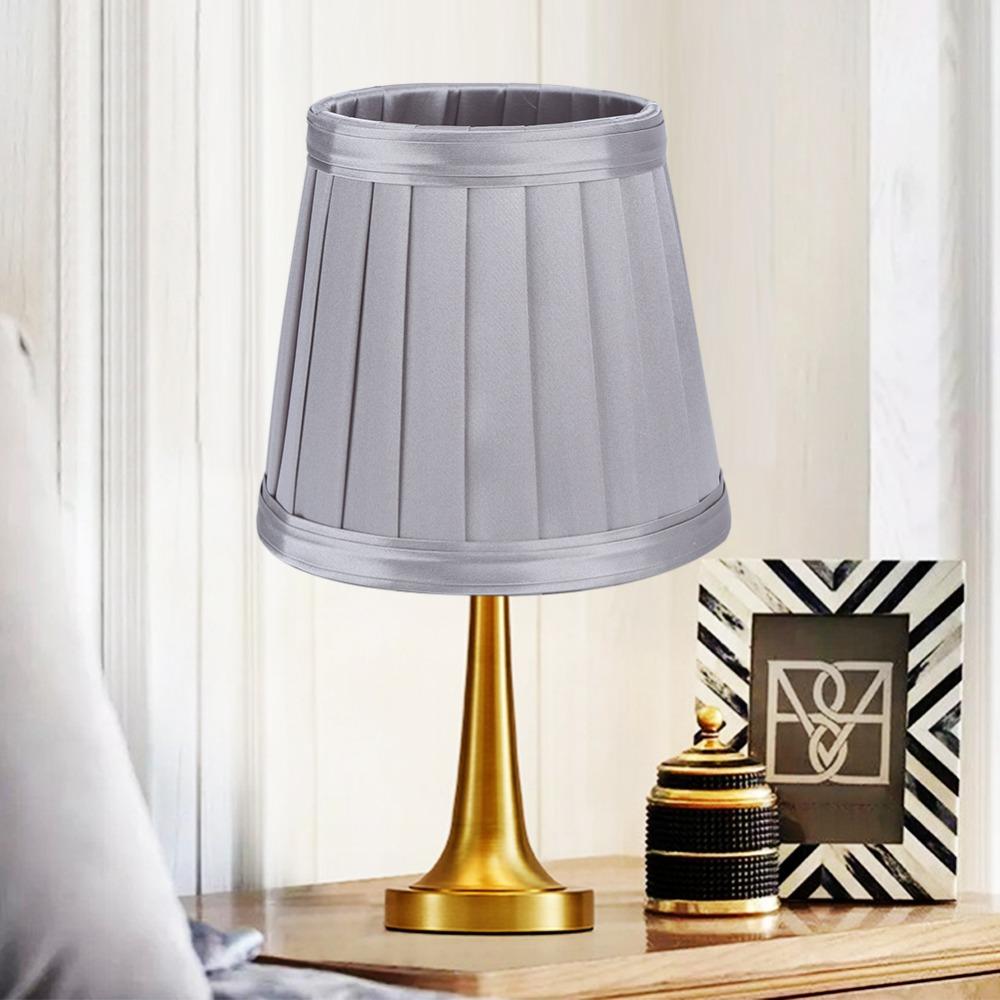 6PCS Clip On Design Lamp Cover 4.3 inch Height Small Lamp Shades Unique Lampshade Table Lamp