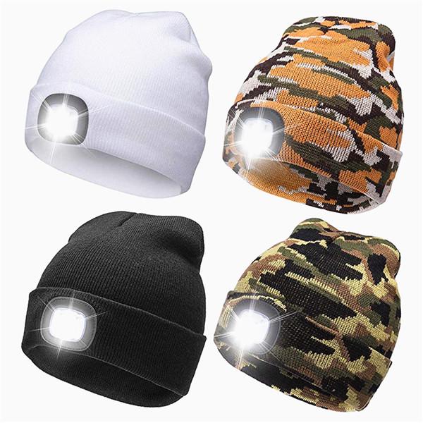Buy LED Beanie Warm Hat Cap With USB 