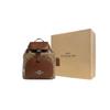 Coach Pace 22 Classic Monogram Coated Canvas And Refined Calfskin Backpack Women Backpack Khaki Saddle CR130-SVWQ3