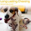 Zimtty Dog Toys, 3 Pack Indestructible Dog Chew Toys for Aggressive Chewers, Tough Nylon Real Bacon Flavor Teething Chew Toys for Large Medium Small