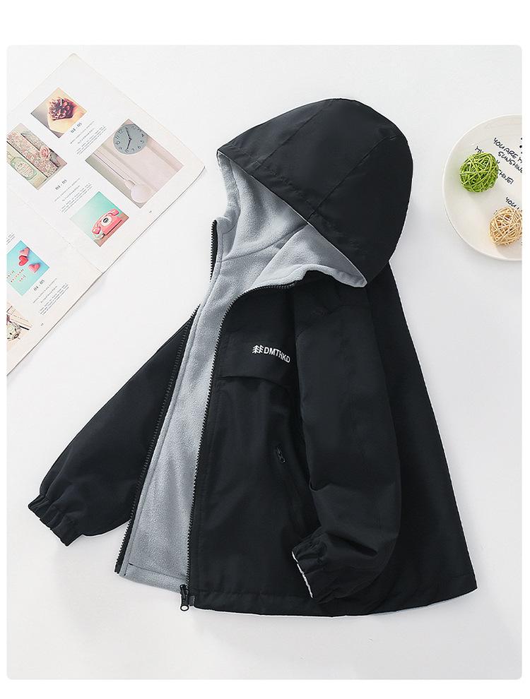 Boys' Stylish Double-Sided Winter Jacket 2026 - Thick, Handsome, Medium to Large Sizes