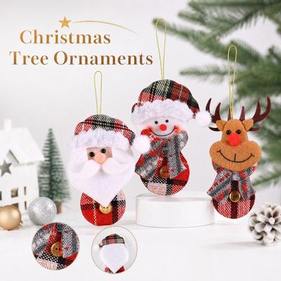 Christmas Hanging Ornaments Figurine Pendant for Holiday Window Display Christmas Tree Decorations Big