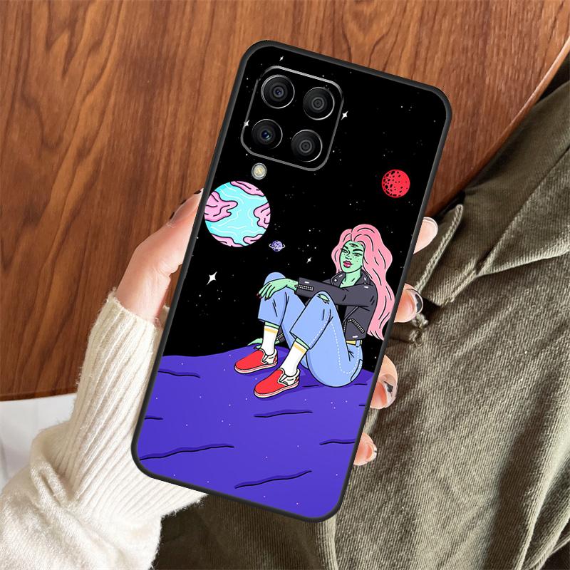Hippie Grunge Art Case For Samsung Galaxy M06 M16 M36 M56 M33 M15 M55 M31 M13 M12 M14 M53 M32 M52 M35 M34 M54