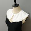 Adjustable Pleated Collar For Preepy Look Costumes and Cosplay Halloween Accessory Versatile Collar