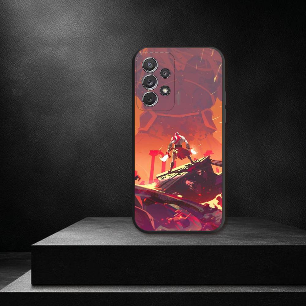 Game G-God of W-War Game Phone Case For Samsung S 26,25,24,23,22,30,21,10,9,Ultra,Plus,Lite,FE,4,5G Black Soft Case